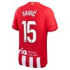 Officiële Voetbalshirt Atlético Madrid Savic 15 Thuis 2023-24 - Heren